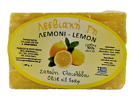 Παραδοσιακό Σαπούνι Ελαιολάδου 100 gr με άρωμα Λεμόνι